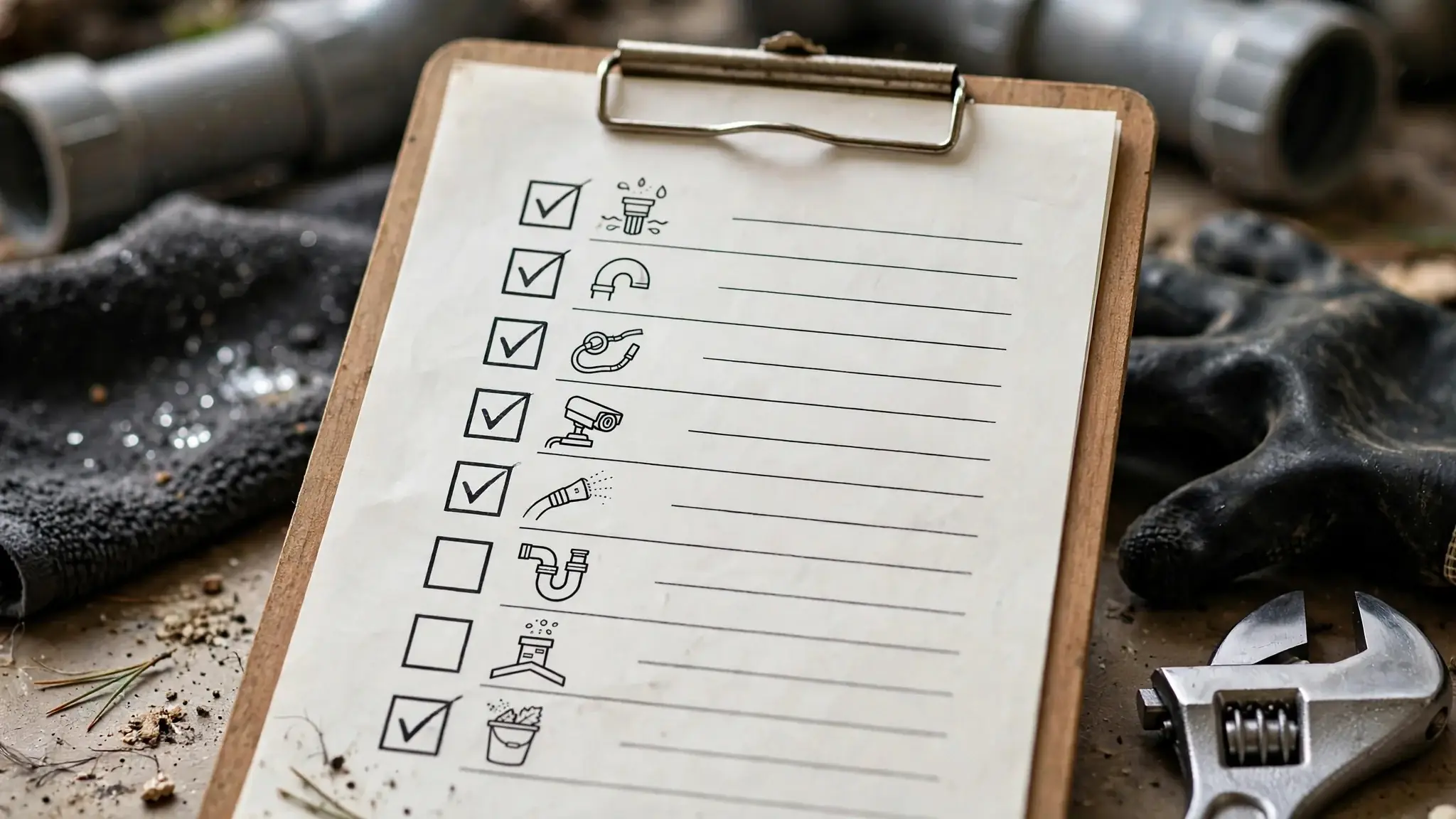 Annual Whole-House Drain Maintenance Checklist