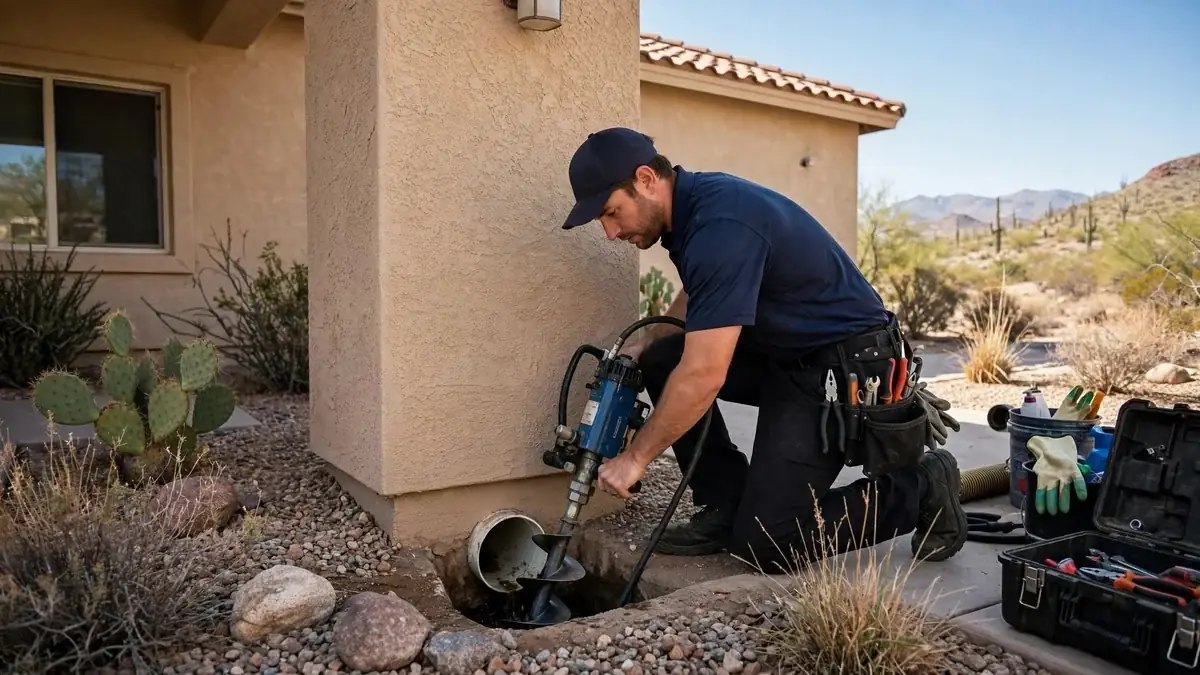 Emergency Drain Line Leak In Tucson AZ