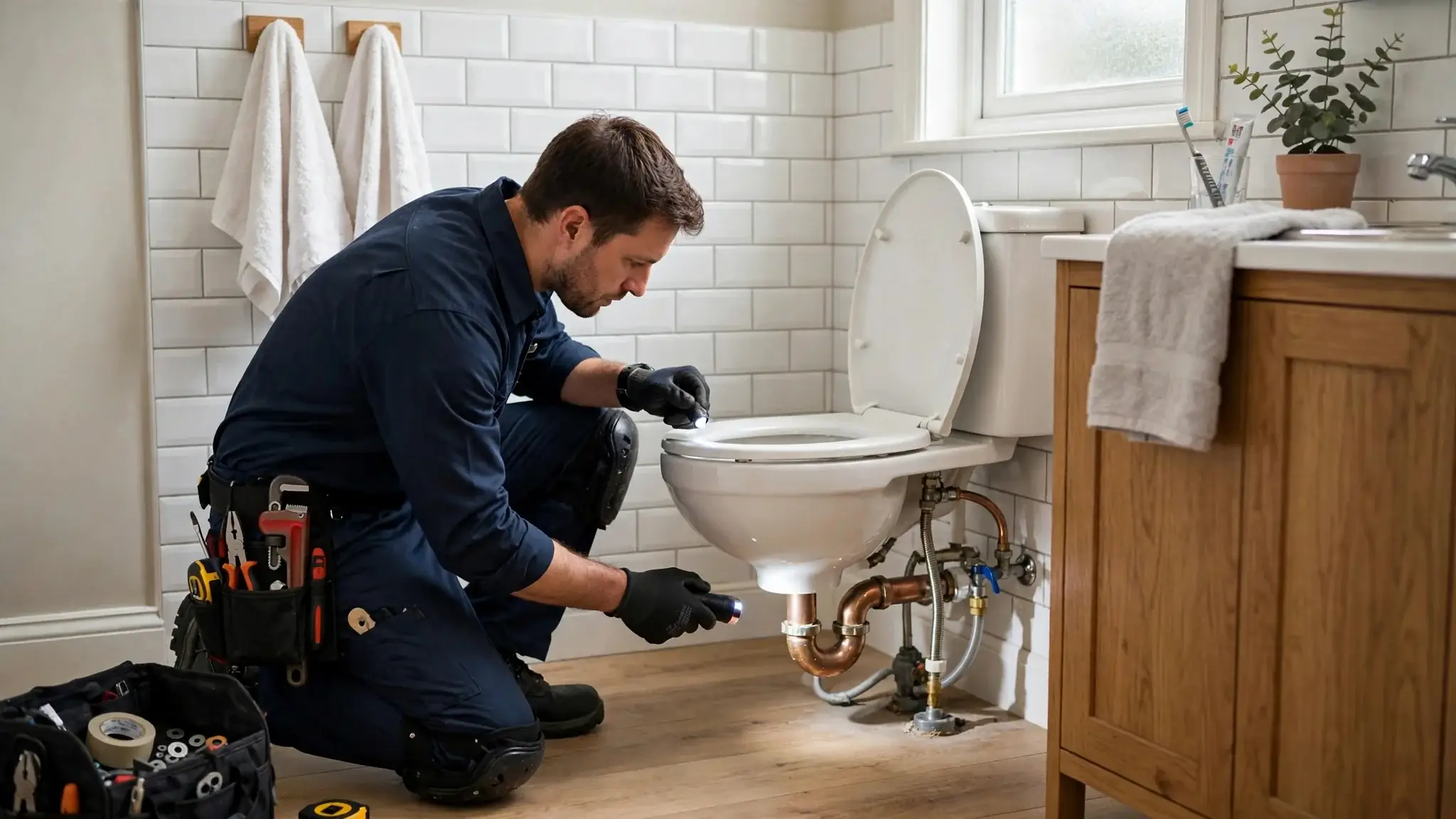 Gurgling Toilets And Sewer Line Trouble