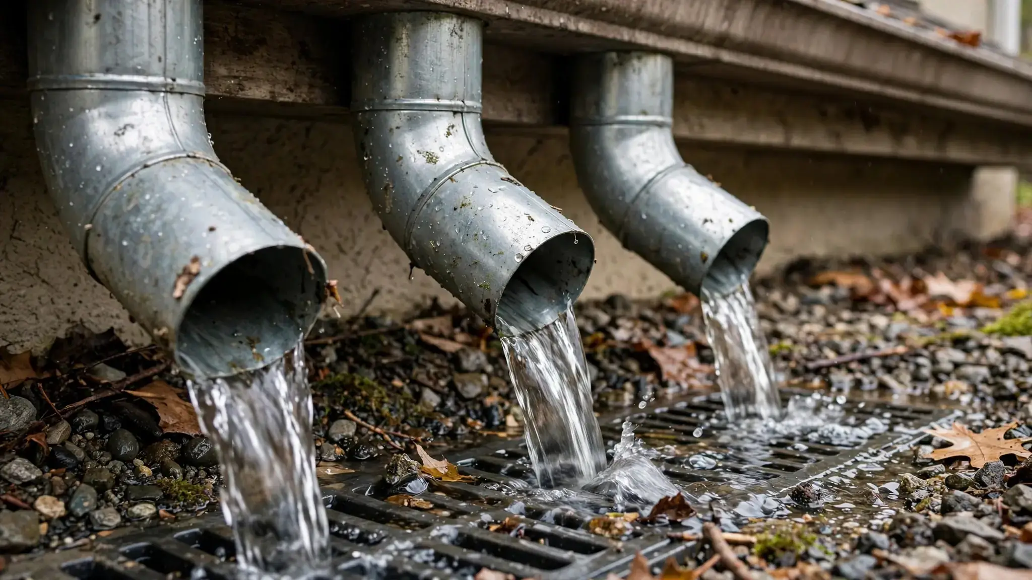 Gutter Downspouts And Their Drain Load