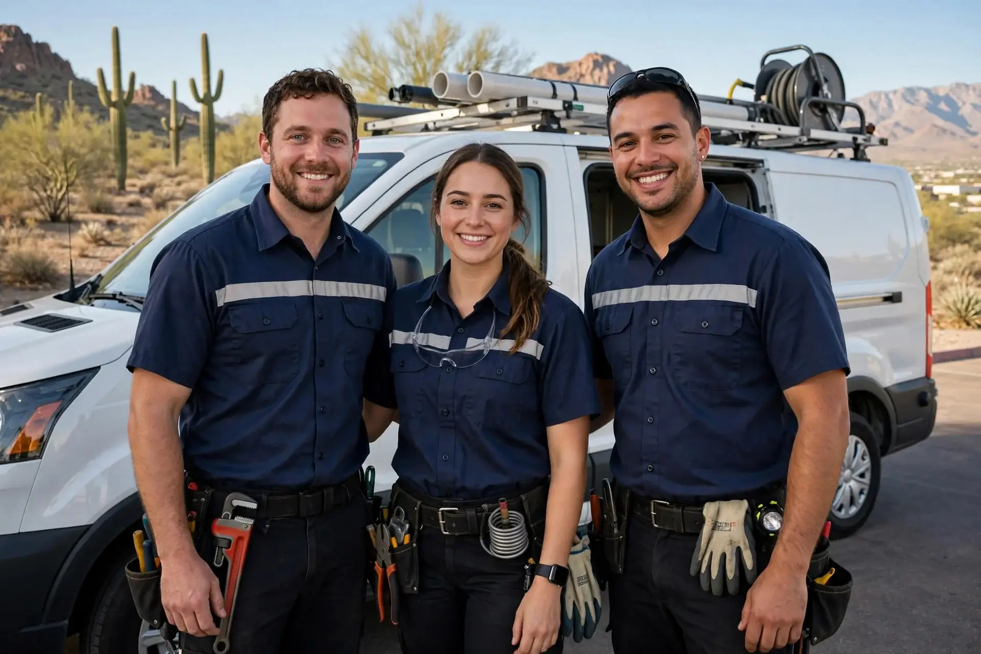 Tucson Drain Cleaning team