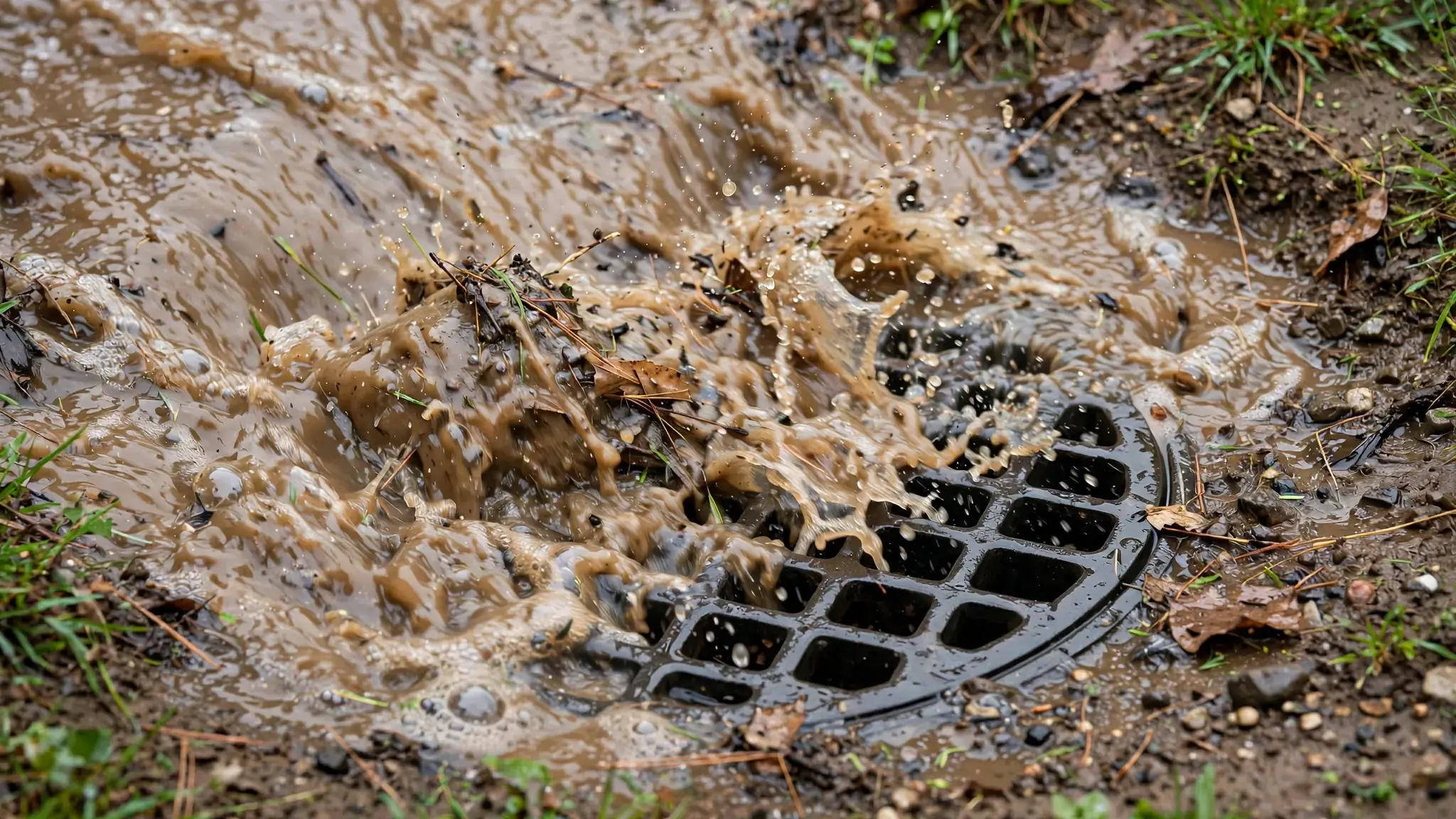 How Monsoon Runoff Overwhelms Yard Drains