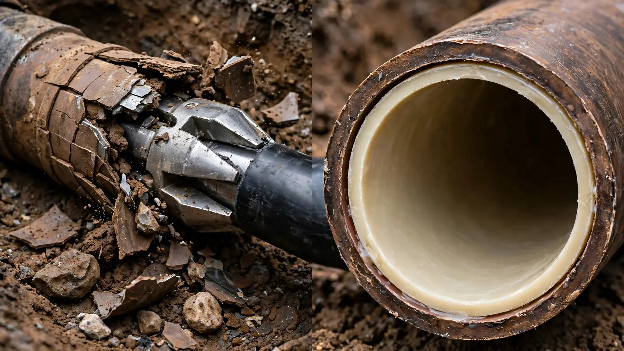 Pipe Bursting Vs Pipe Lining Compared