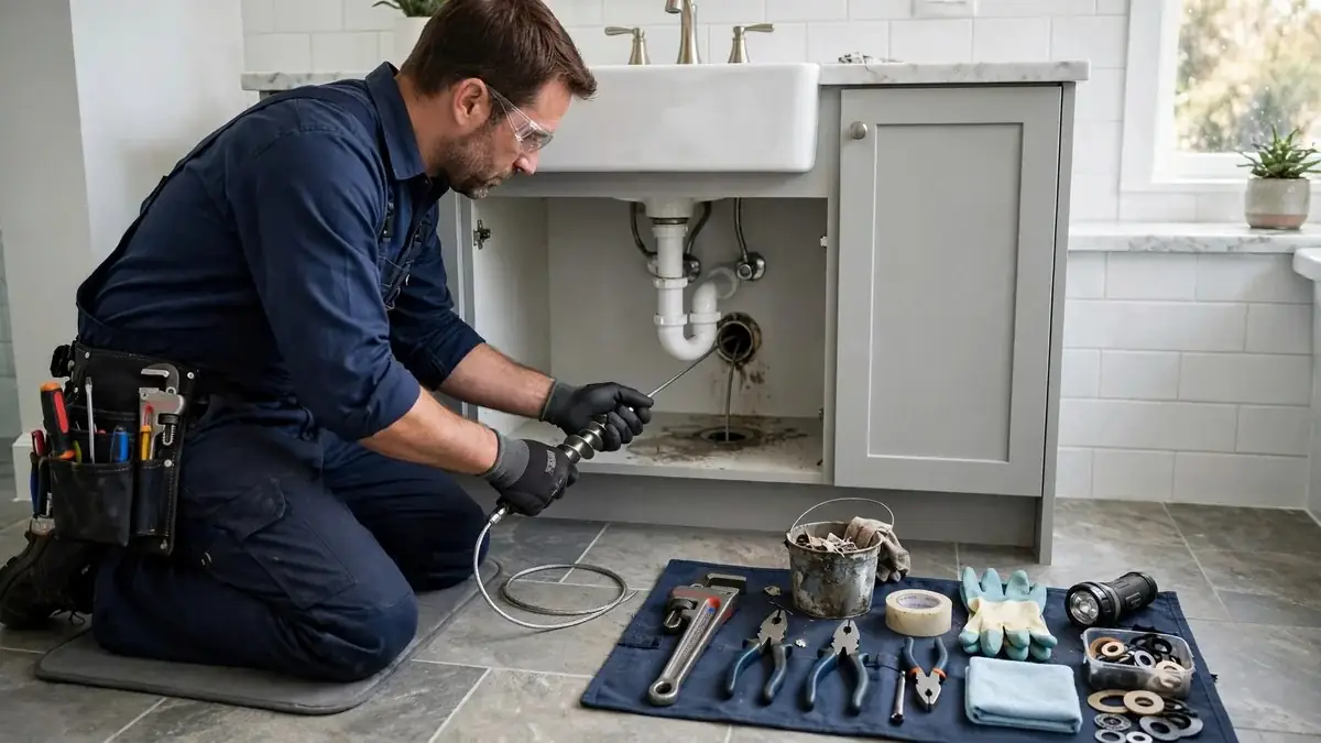 Slow Drain & Clogged Bathroom Sink In Tucson AZ — professional service in Tucson AZ
