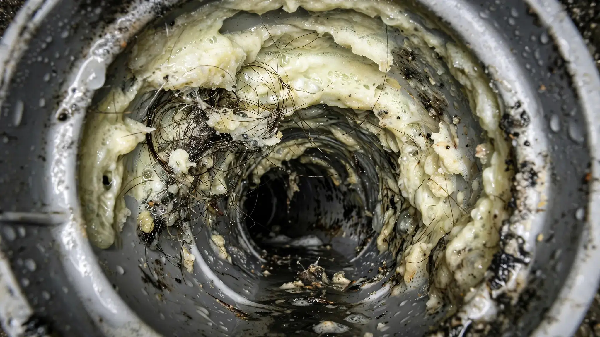 Soap Scum Buildup In Bathroom Drain Lines