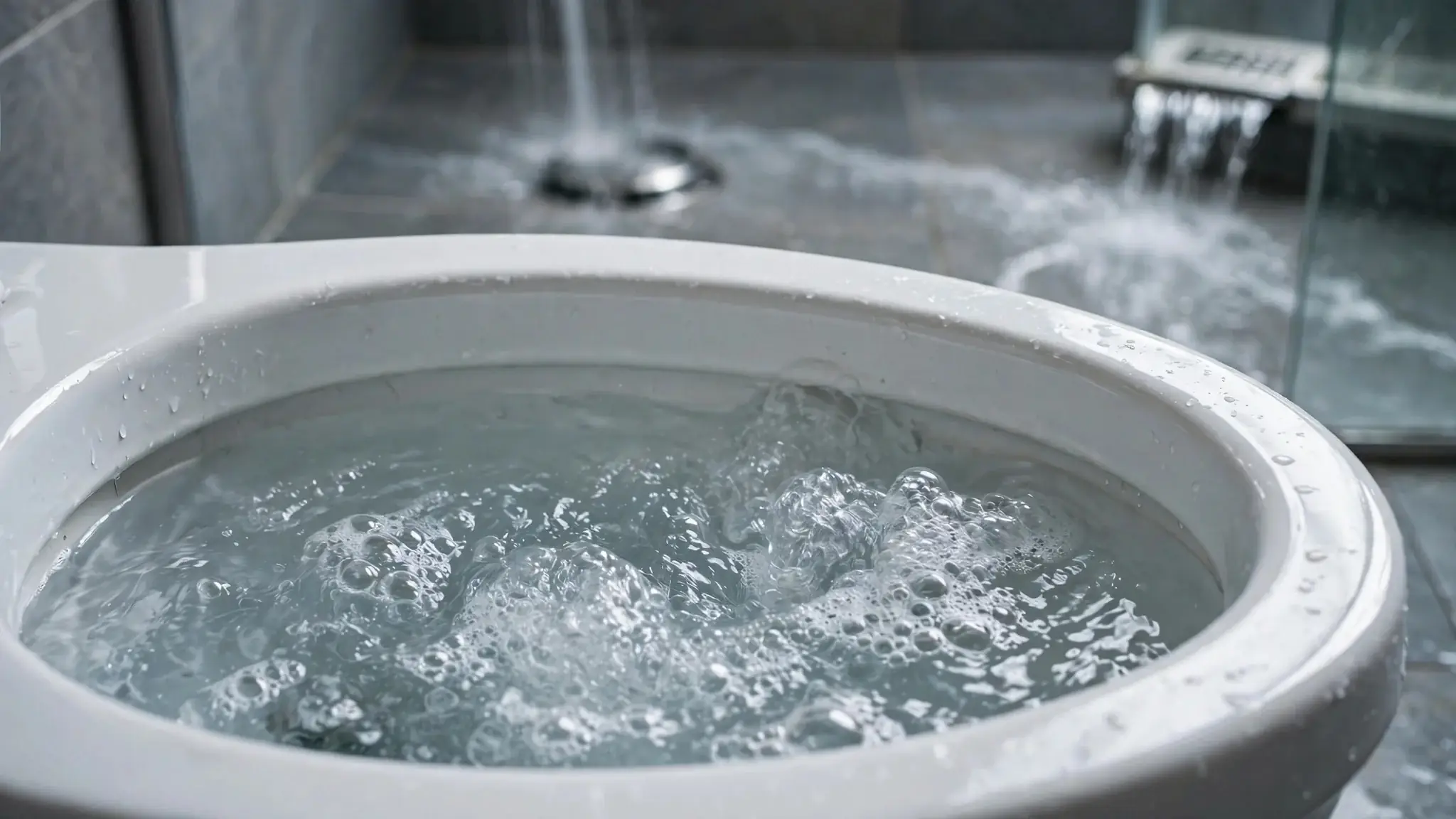 Toilet Gurgles When The Shower Drains